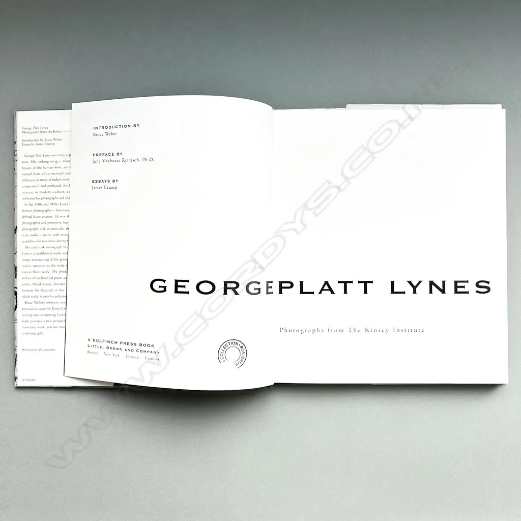 GEORGE PLATT LYNES: PHOTOGRAPHS FROM THE KINSEY INSTITUTE Image 1++